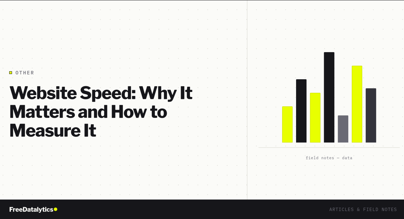 Website Speed: Why It Matters and How to Measure It
