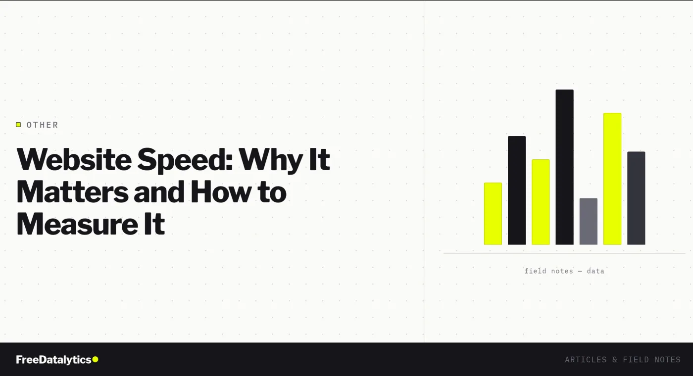 Website Speed: Why It Matters and How to Measure It