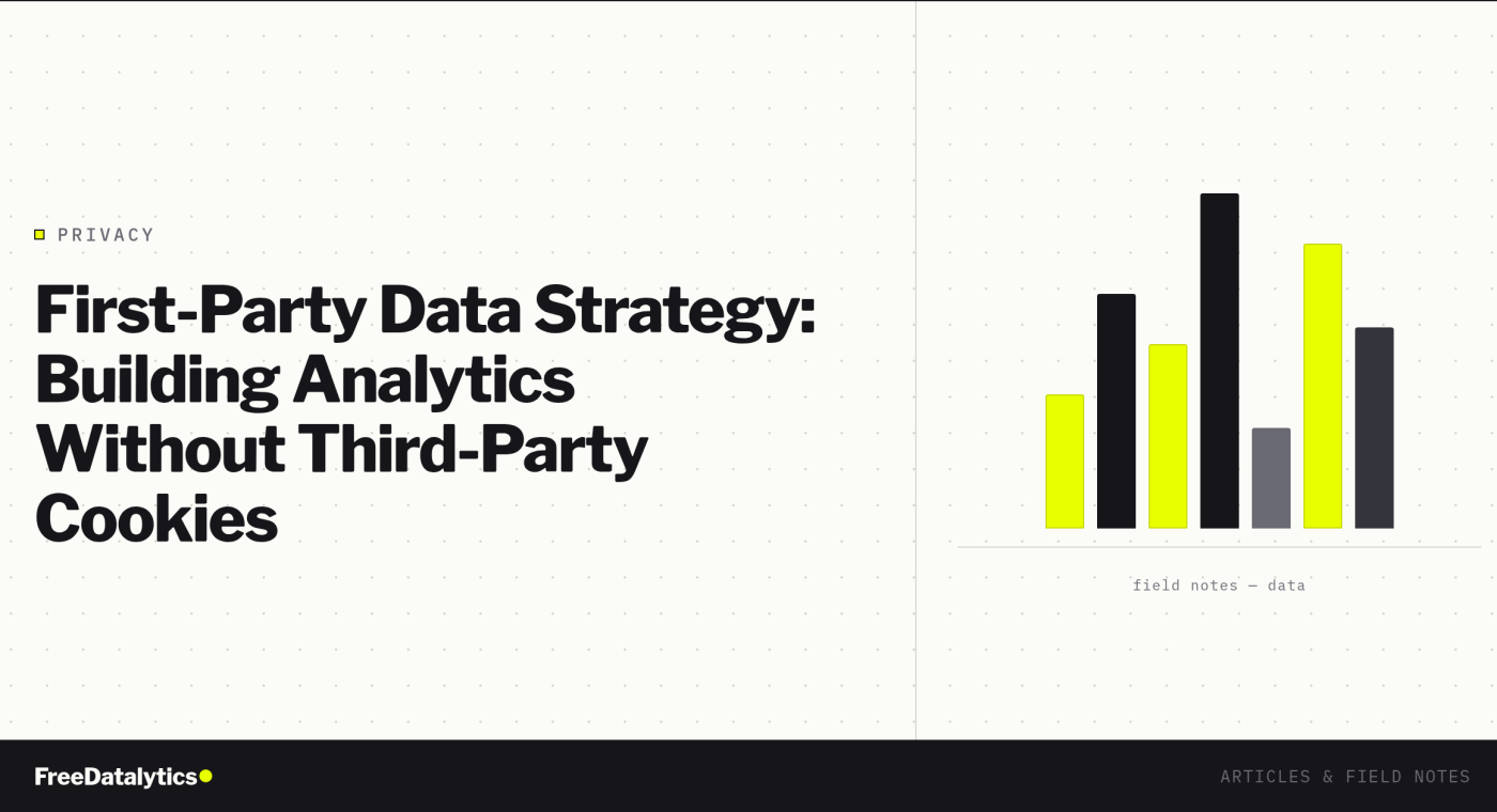 First-Party Data Strategy: Building Analytics Without Third-Party Cookies
