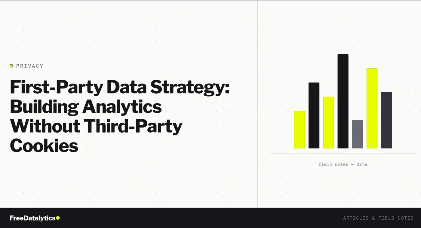 First-Party Data Strategy: Building Analytics Without Third-Party Cookies