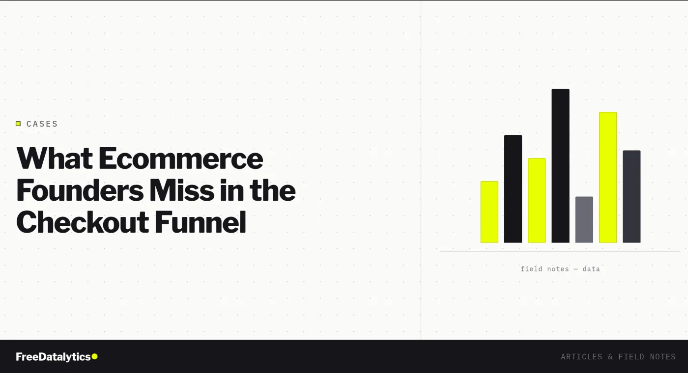 What Ecommerce Founders Miss in the Checkout Funnel