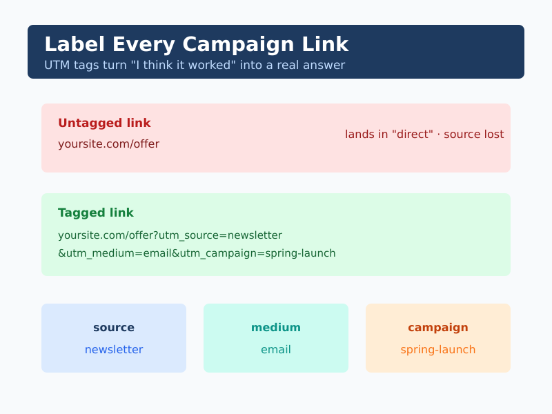 UTM Campaign Tracking: Label Your Links, Know What Works
